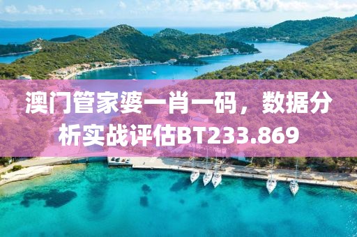 澳門管家婆一肖一碼，數(shù)據(jù)分析實戰(zhàn)評估BT233.869